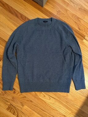 J. Crew Men’s Crewneck Sweater in Slate Blue Gray